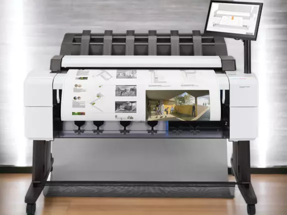 HP DesignJet dual-roll wide-format plotter